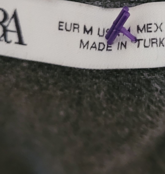 Zara Gray Long Button Down Shirt Dress - Picture 6 of 6